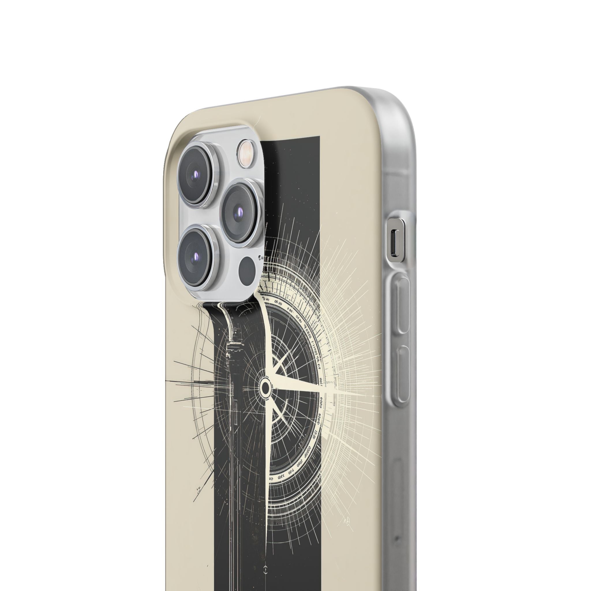 Beige Lite Phone Case for iPhone - Zenith Vector Spire