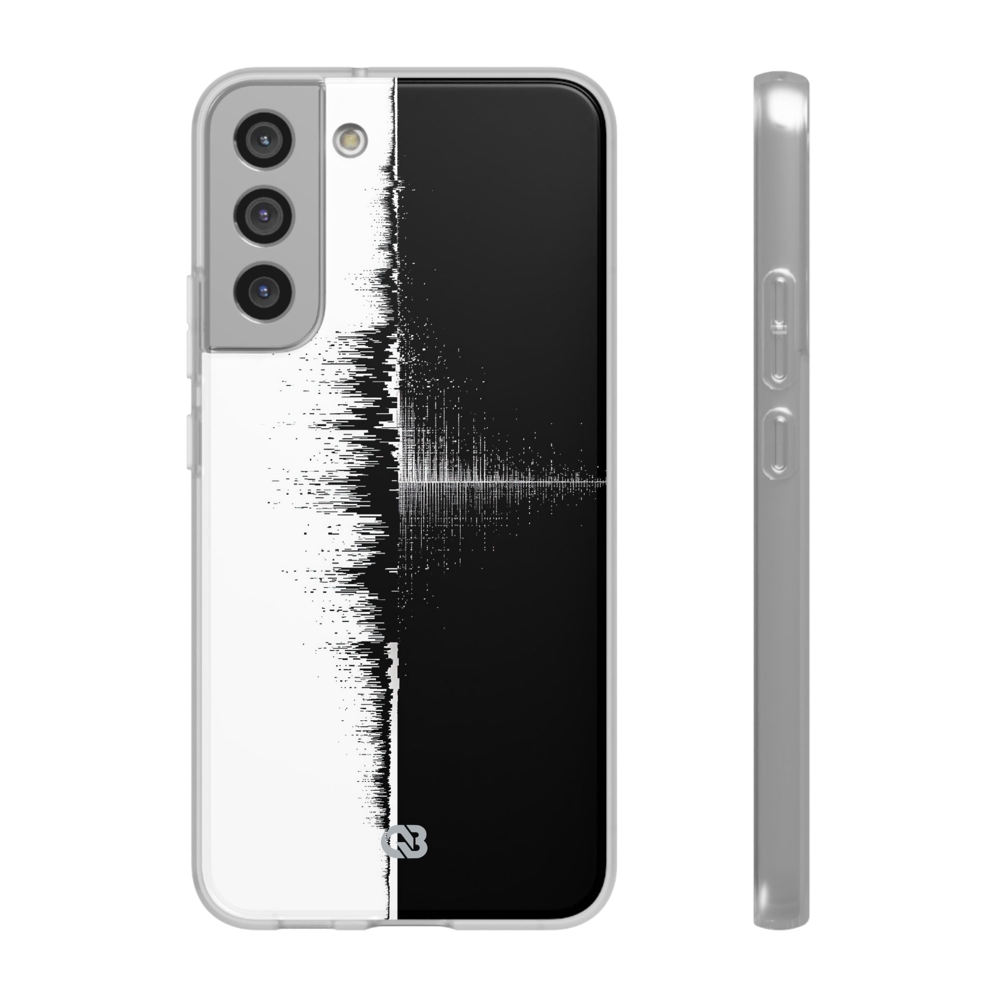 Black Lite Phone Case for Samsung - Static Signal Split