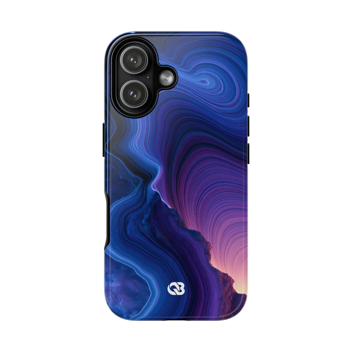 Radiant Strata · Tough Phone Case for iPhone · Blue