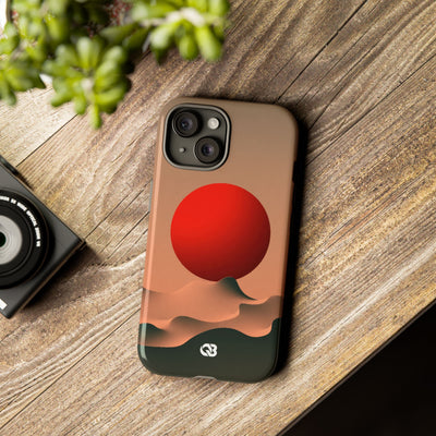 Crimson Sol Ridge · Tough Phone Case for iPhone · Red