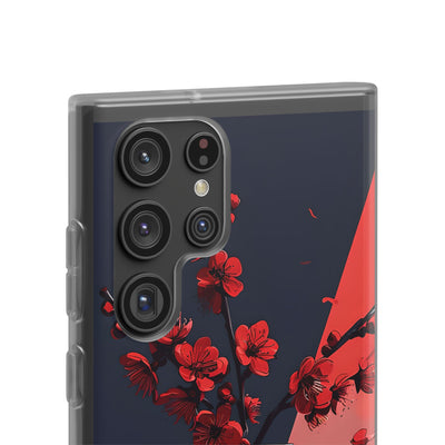 Crimson Blossom Jar · Custodia Soft per Samsung