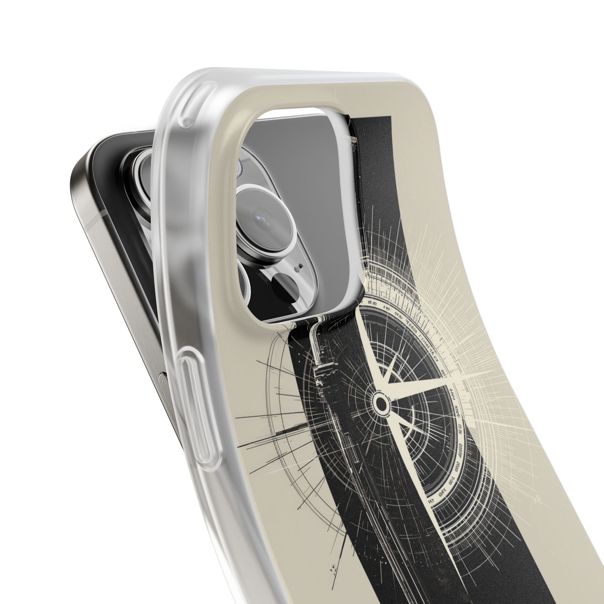 Beige Lite Phone Case for iPhone - Zenith Vector Spire
