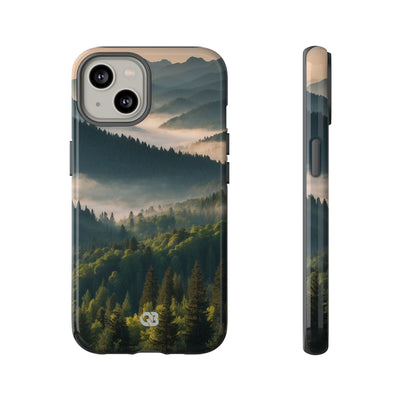 Foggy Mountain Ridge · Tough Phone Case for iPhone
