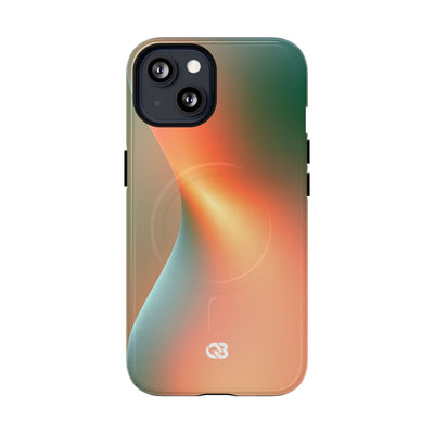 Radiant Contour · Tough 2.0 Magnetic Phone Case for iPhone · Orange