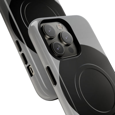 Grey Tough 2.0 Magsafe Phone Case for iPhone - Matte Onyx Sphere