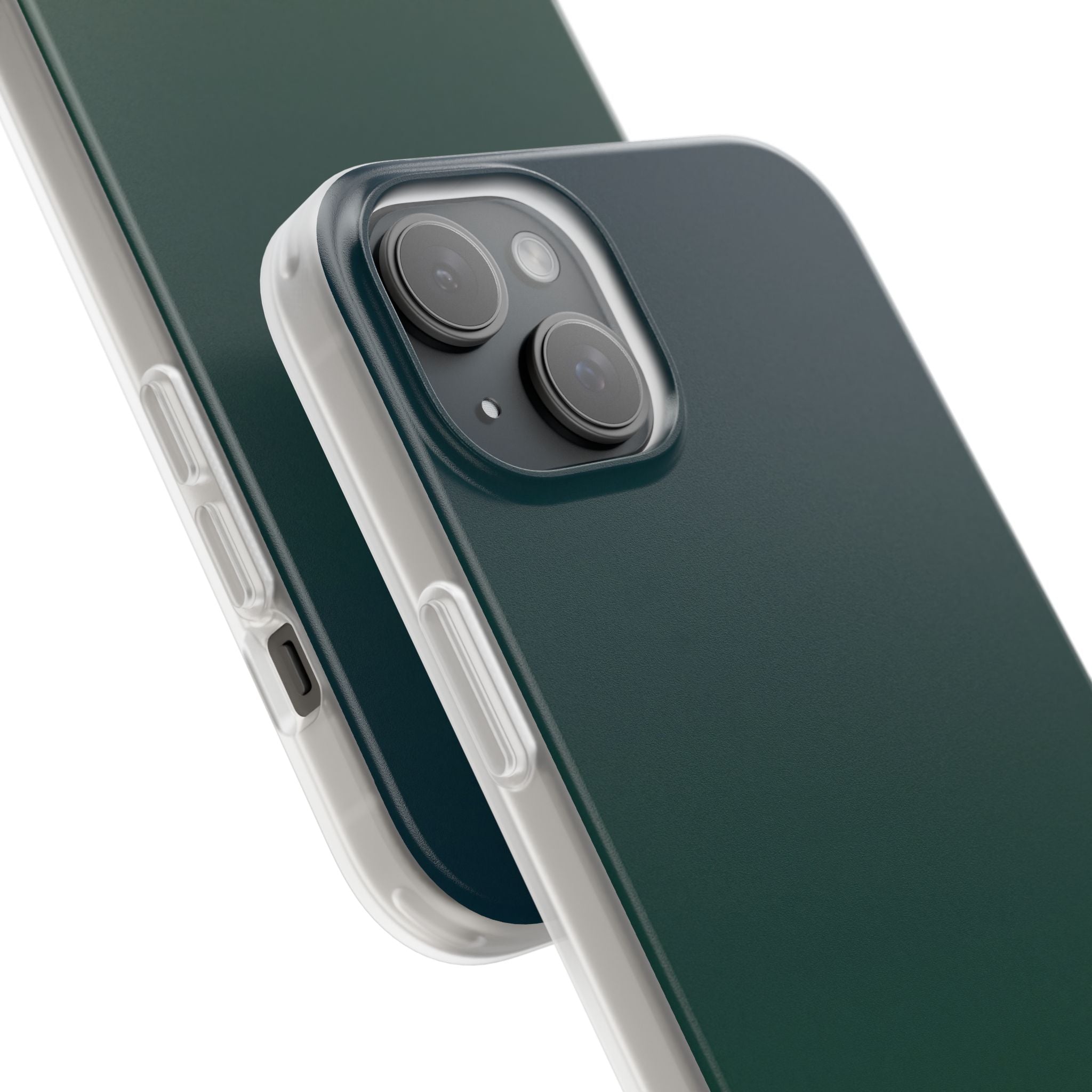 Green Lite Phone Case for iPhone - Midnight Pine Horizon
