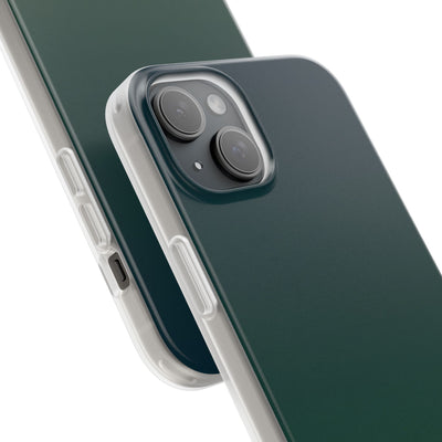 Green Lite Phone Case for iPhone - Midnight Pine Horizon