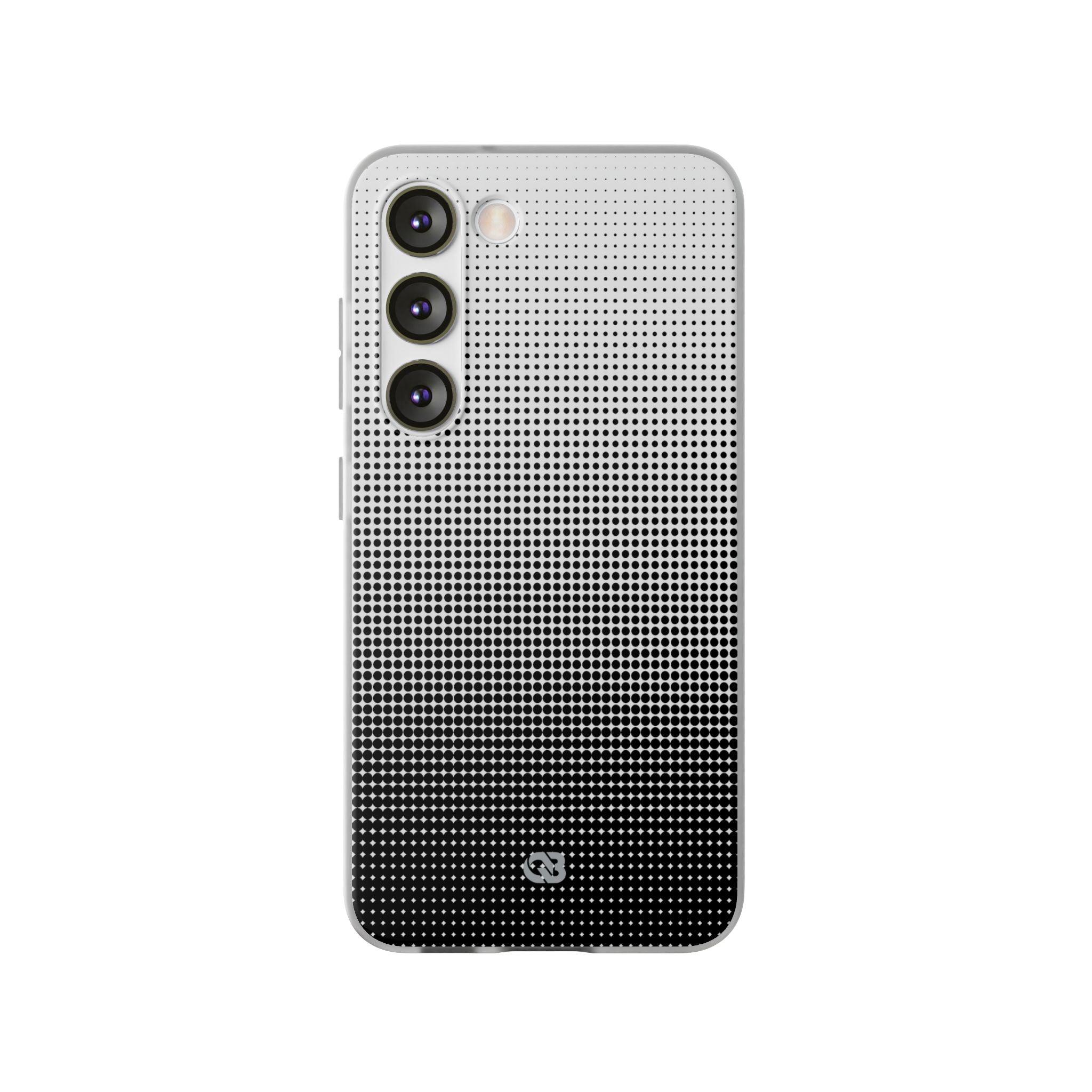 Black Lite Phone Case for Samsung - Obsidian Halftone Flux