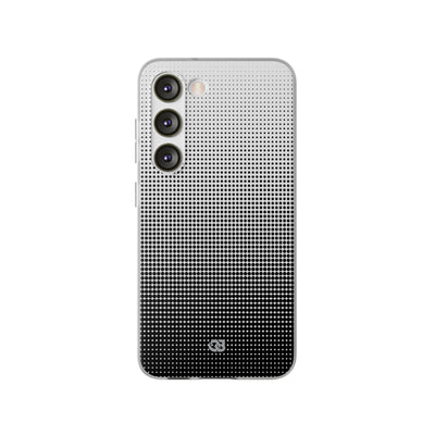 Black Lite Phone Case for Samsung - Obsidian Halftone Flux