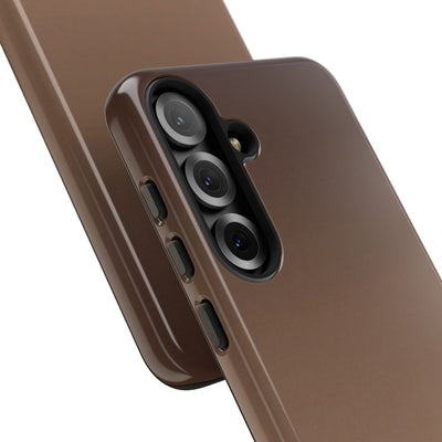 Brown Tough Phone Case for Samsung - Smoked Caramel Fade