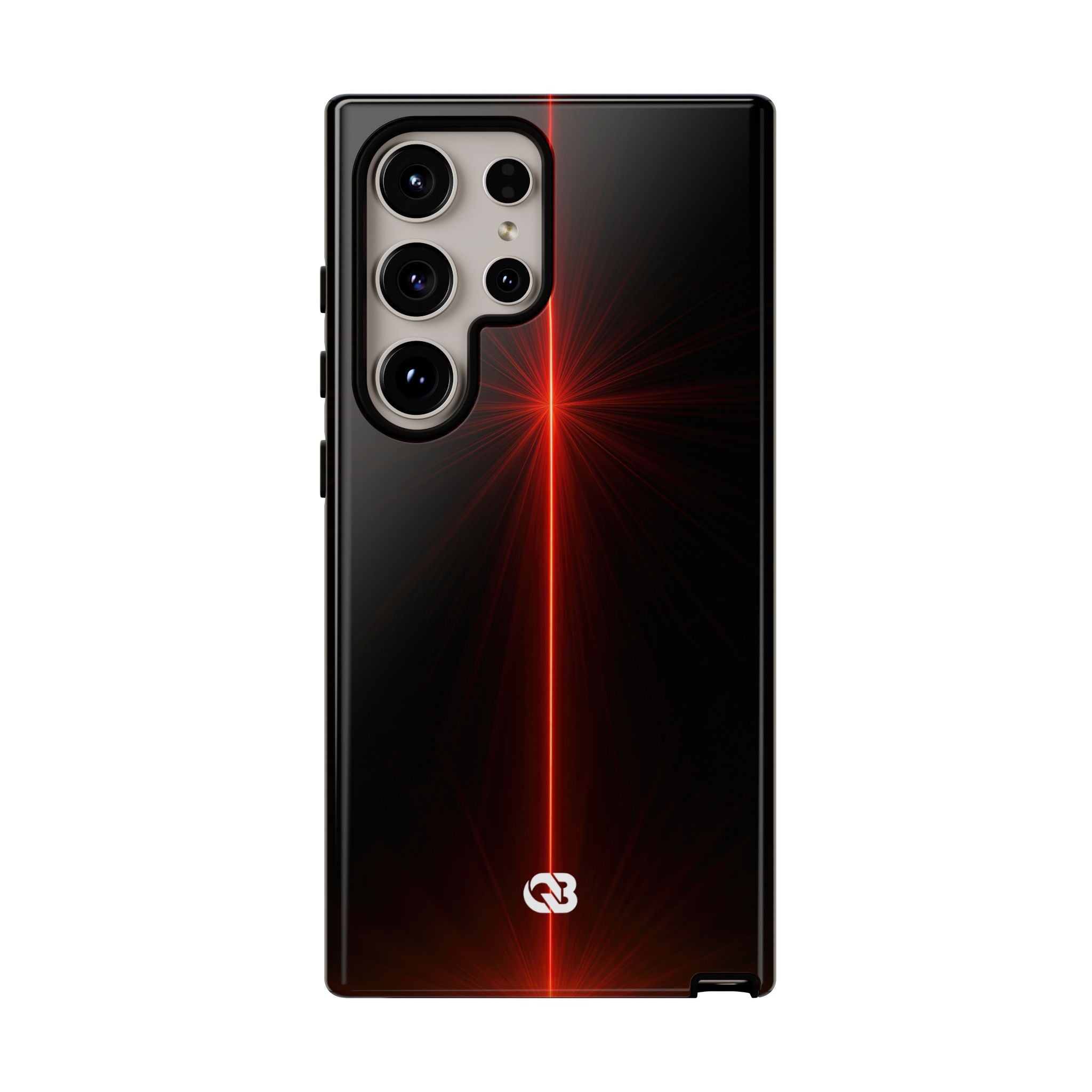 Red Tough Phone Case for Samsung - Crimson Flare Vector