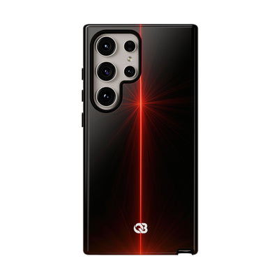 Red Tough Phone Case for Samsung - Crimson Flare Vector