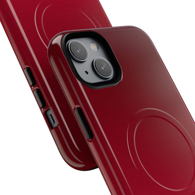 Red Tough 2.0 Magsafe Phone Case for iPhone - Crimson Velvet Fade