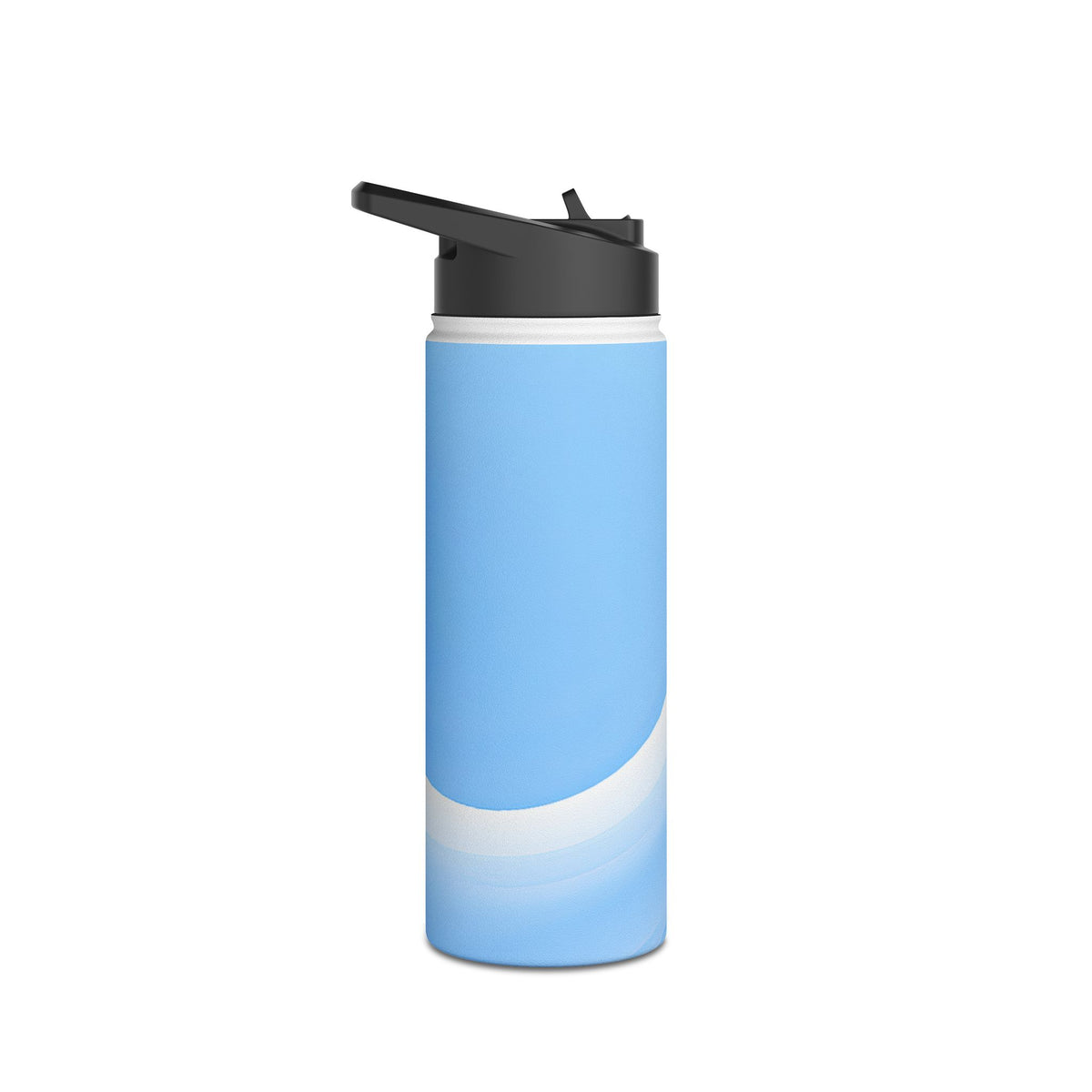 Glacial Contour Flow · Insulated Water Bottle · Blue