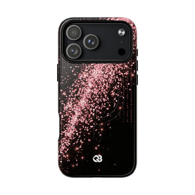Rose Digital Cascade · Tough 2.0 Magnetic Phone Case for iPhone · Pink