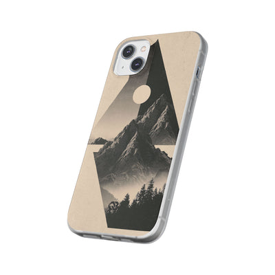 Beige Lite Phone Case for iPhone - Obsidian Summit Parchment