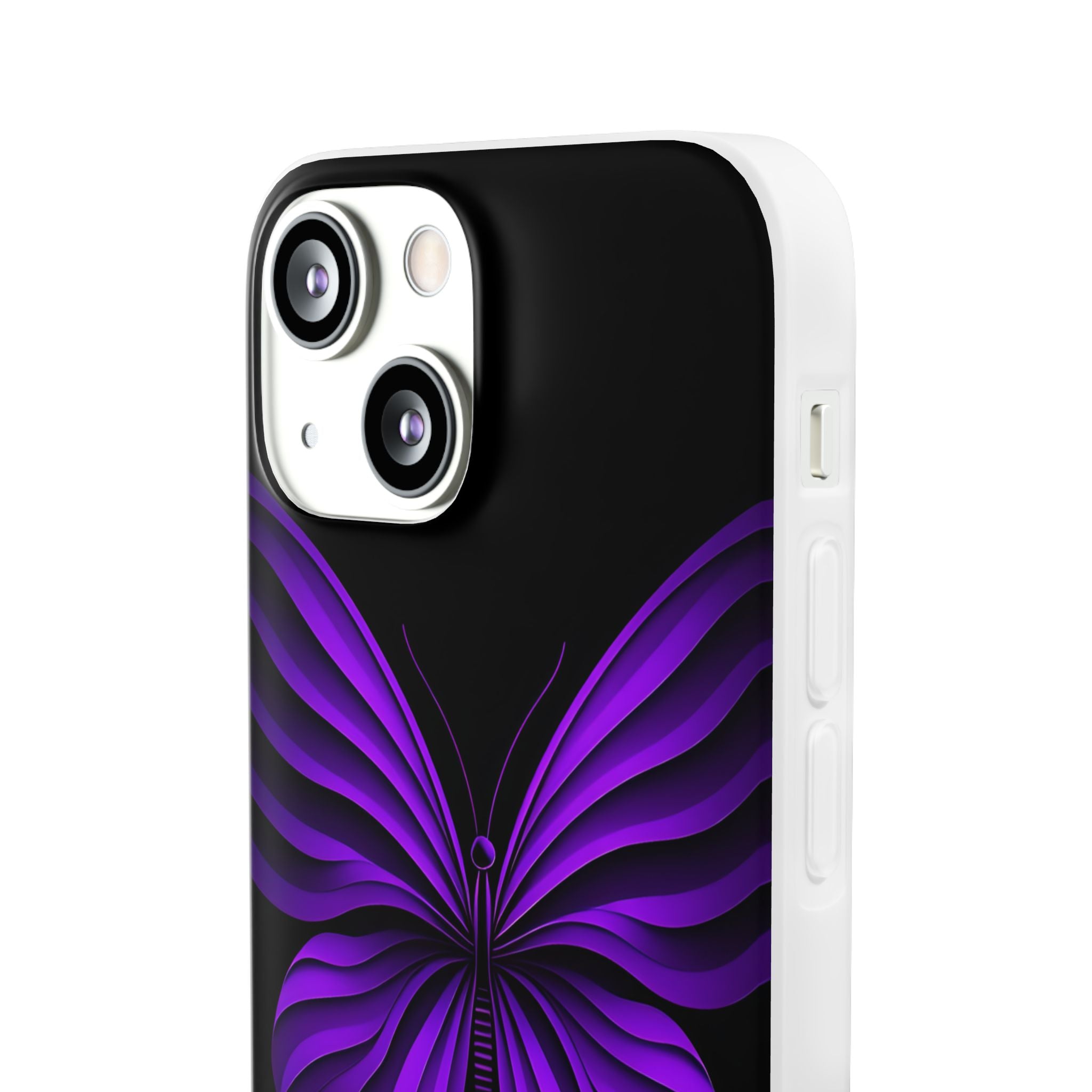 Violet Monarch iPhone 13 mini Case - Soft