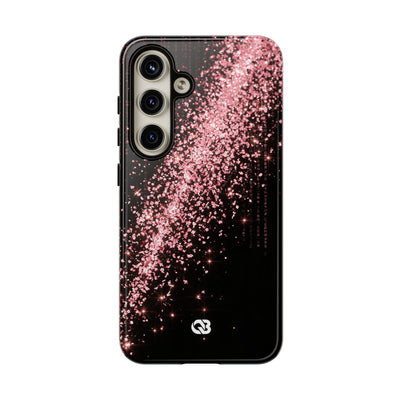 Rose Digital Cascade · Tough Phone Case for Samsung · Pink