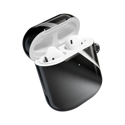 Obsidian Ridge · Hard Case for AirPods & AirPods Pro · Black