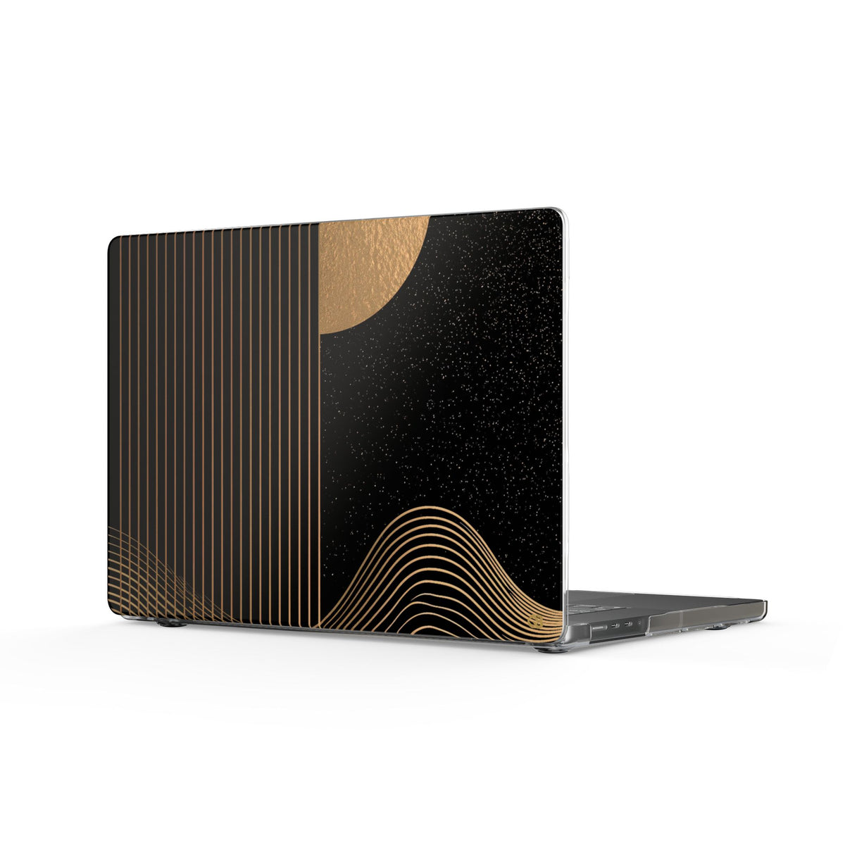 Celestial Horizon · Clear Hard Case for MacBook · Black