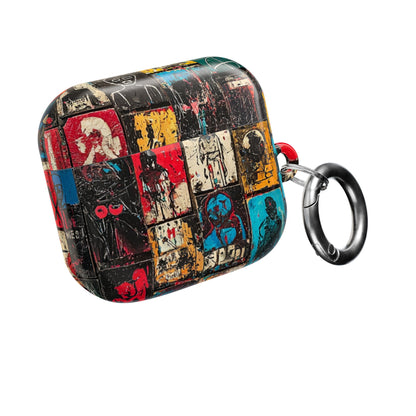 Portret Raster Crimson - AirPods Case