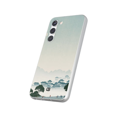 Blue Lite Phone Case for Samsung - Mist Valley Pagoda
