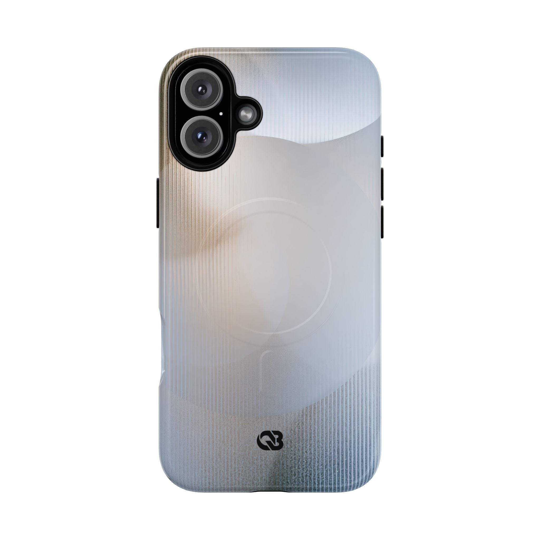 White Tough 2.0 Magsafe Phone Case for iPhone - Frosted Ribbed Sphere