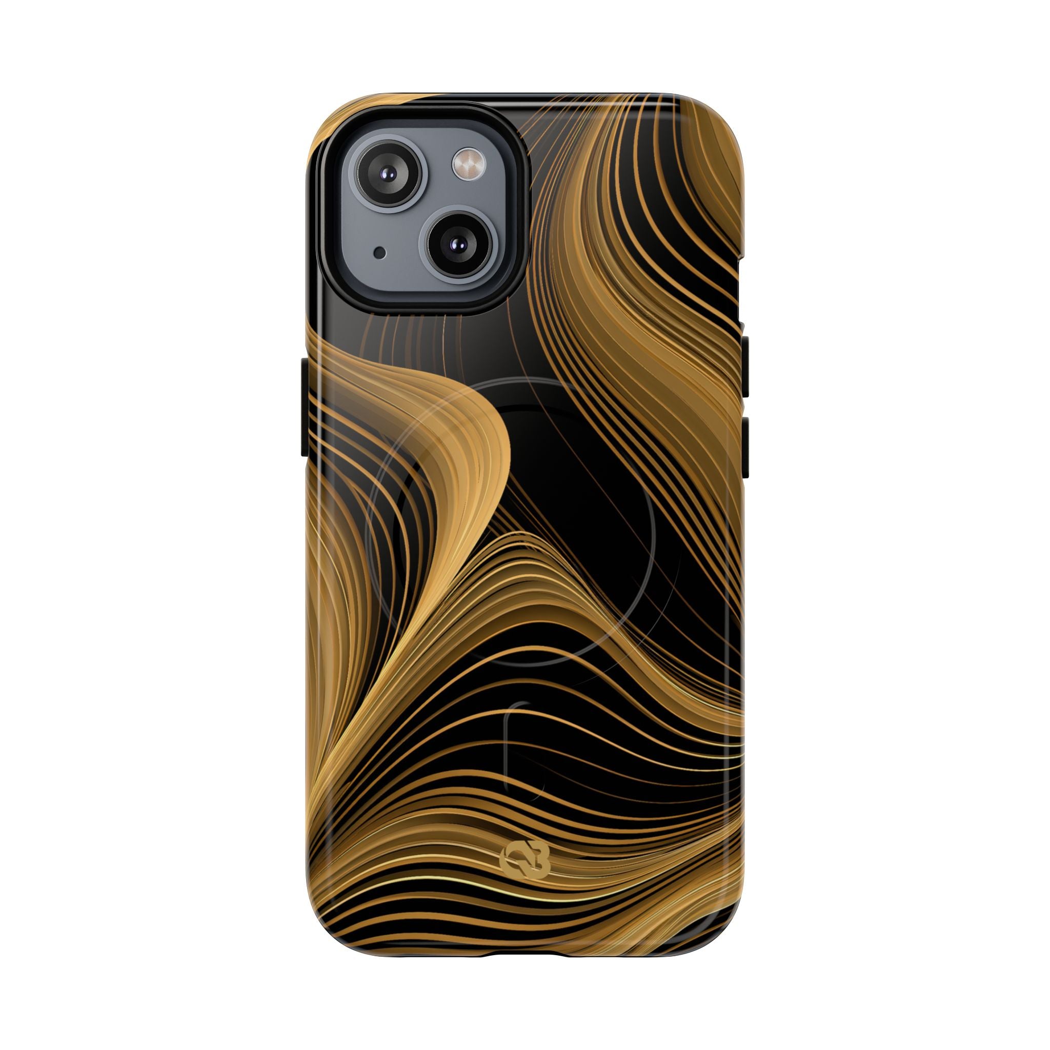 Gold Tough 2.0 Magsafe Phone Case for iPhone - Molten Copper Strands