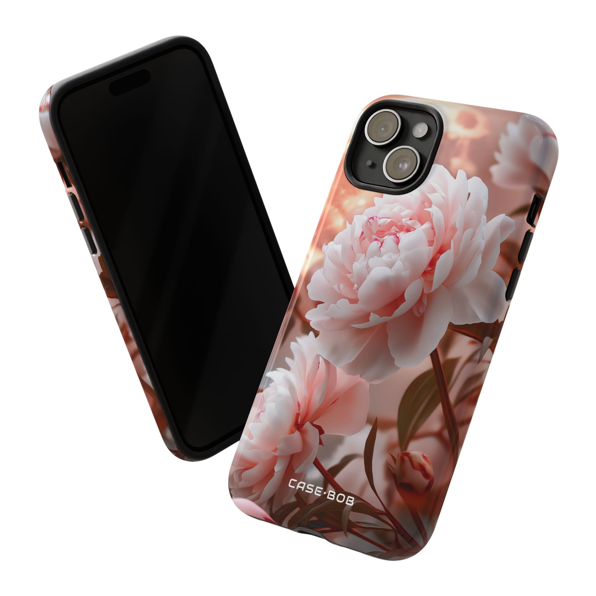 Peony Moonlight iPhone 15 Plus Case - Tough
