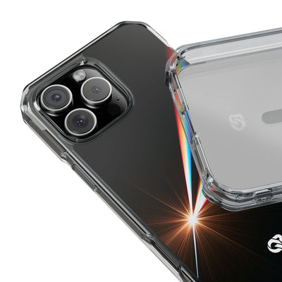 Spectral Refraction · Clear Impact Magnetic Phone Case for iPhone · Black