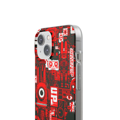 Neo Mecha Collage · Lite Phone Case for iPhone ·  Red