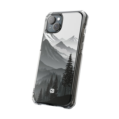 Alpine Horizon · Clear Impact Magnetic Phone Case for iPhone ·  Black