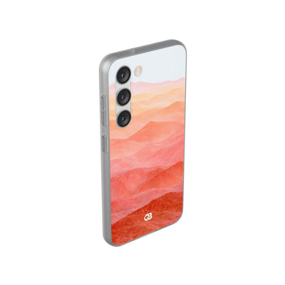 Alpenglow Ridge Vista · Lite Phone Case for Samsung · Orange