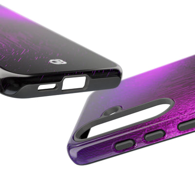 Violet Cyber Circuit · Tough Phone Case for Samsung · Purple