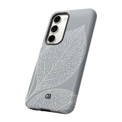 Minimal Leaf Skeleton · Tough Phone Case for Samsung · Grey