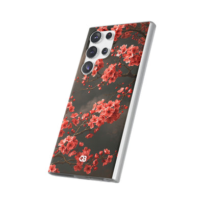 Dark Sakura Nocturne · Lite Phone Case for Samsung · Black