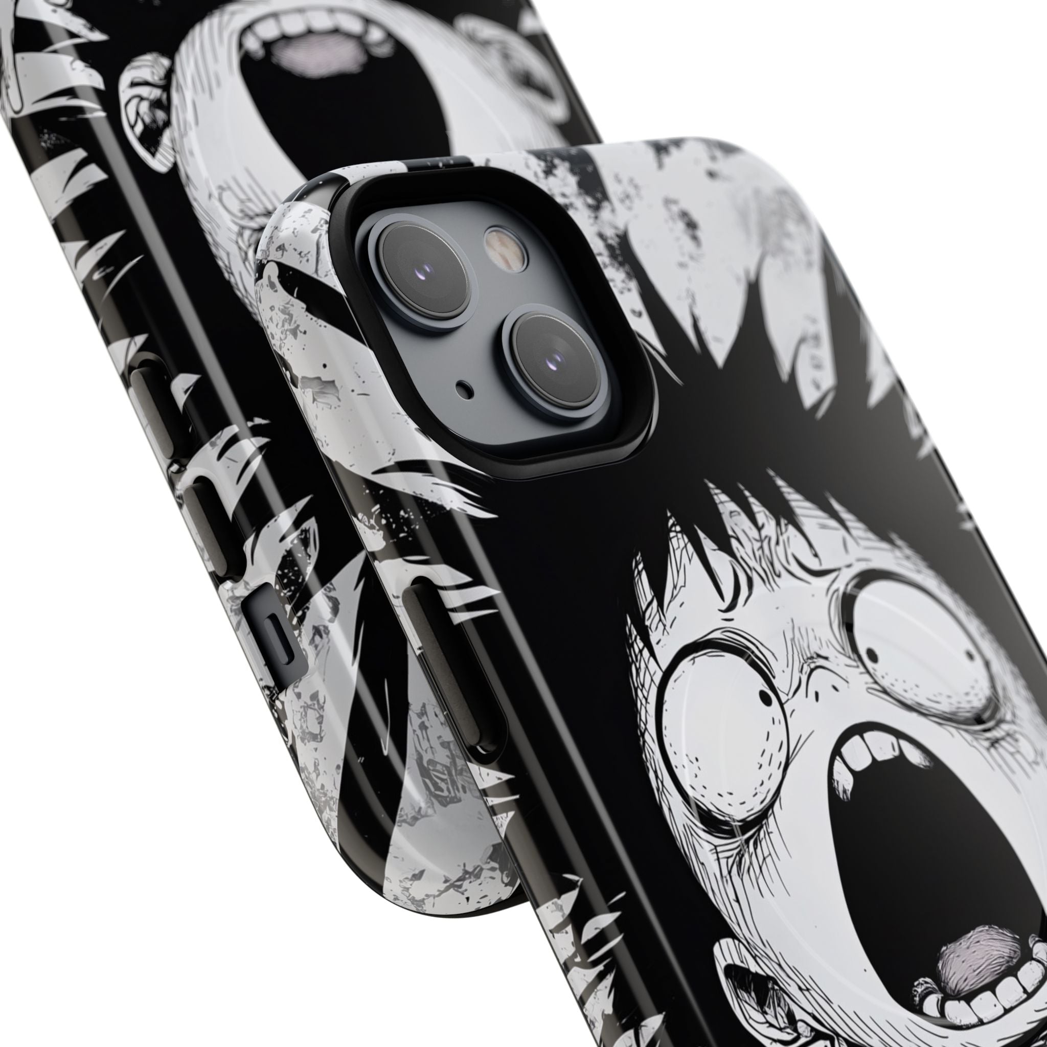 Chaotic Monochrome Scream · Tough+ Mobilskal för iPhone · Magsafe