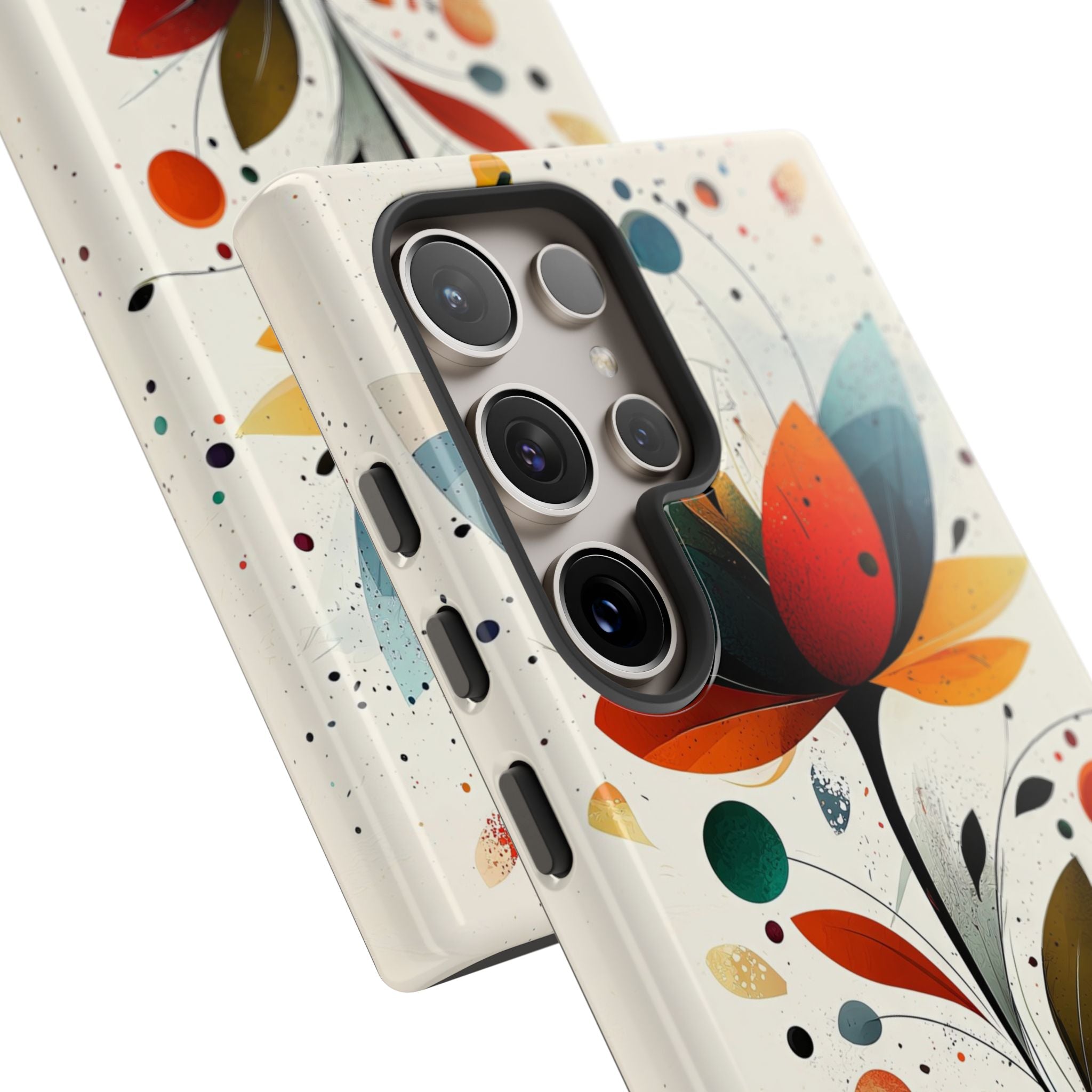 Burnt Petal Abstract · Tough Phone Case for Samsung