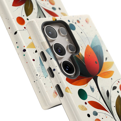 Burnt Petal Abstract · Tough Phone Case for Samsung
