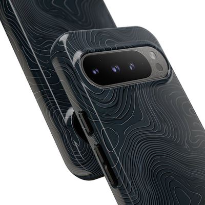 Obsidian Elevation · Tough Phone Case for Pixel ·  Black