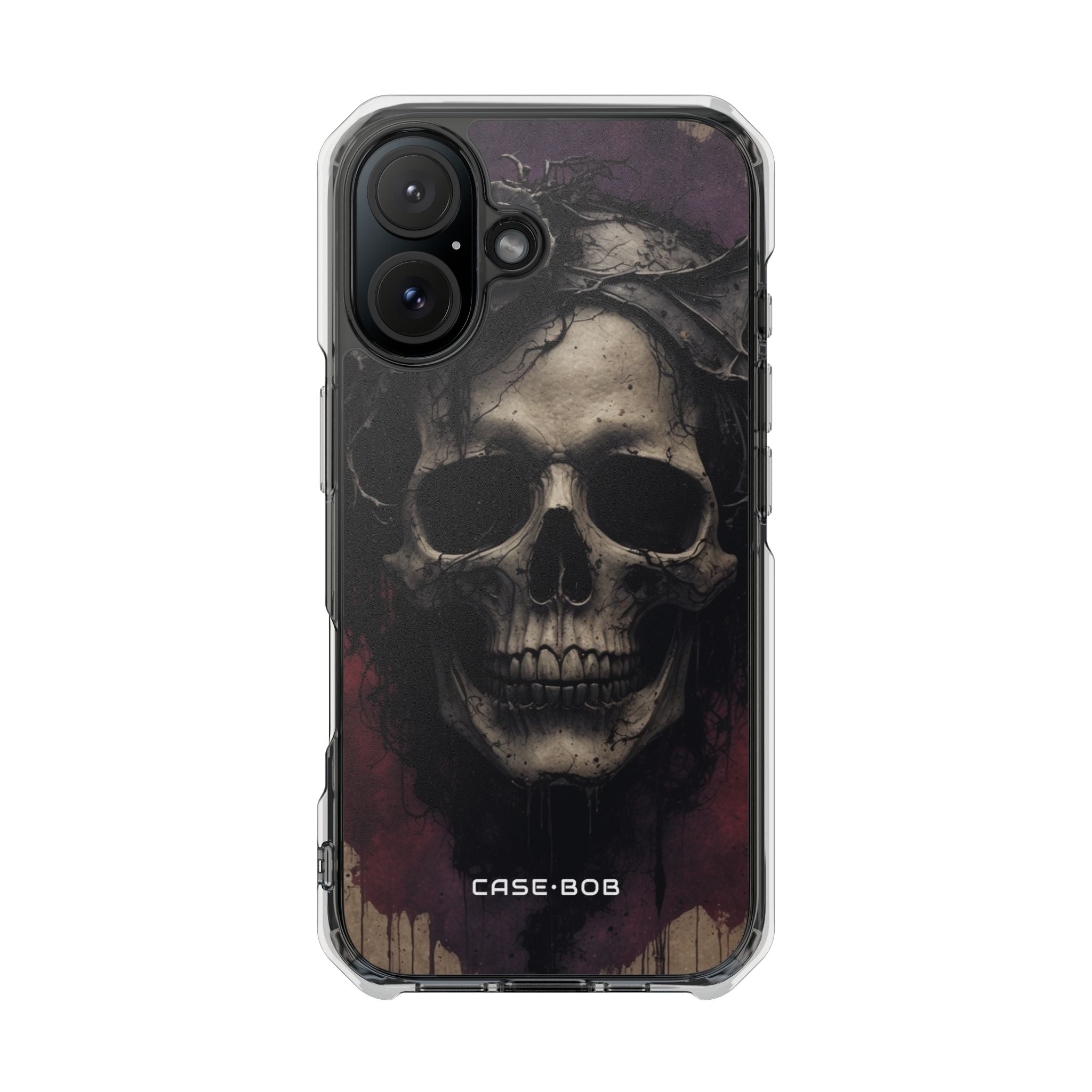 Gothic Skull Crown iPhone 16 Case - Impact