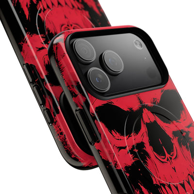 Crimson Street Skull · Tough+ Magsafe