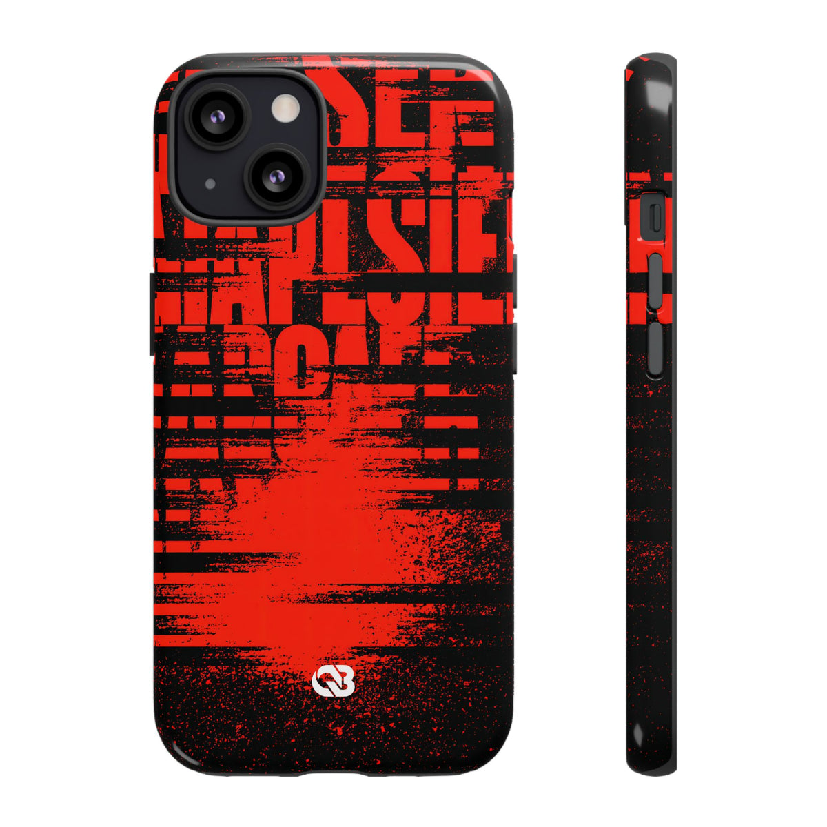 Crimson Redaction · Tough Phone Case for iPhone · Black
