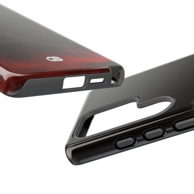 Crimson Fog Void · Tough Phone Case for Samsung · Black