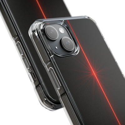 Red Impact MagSafe Phone Case for iPhone - Crimson Flare Vector