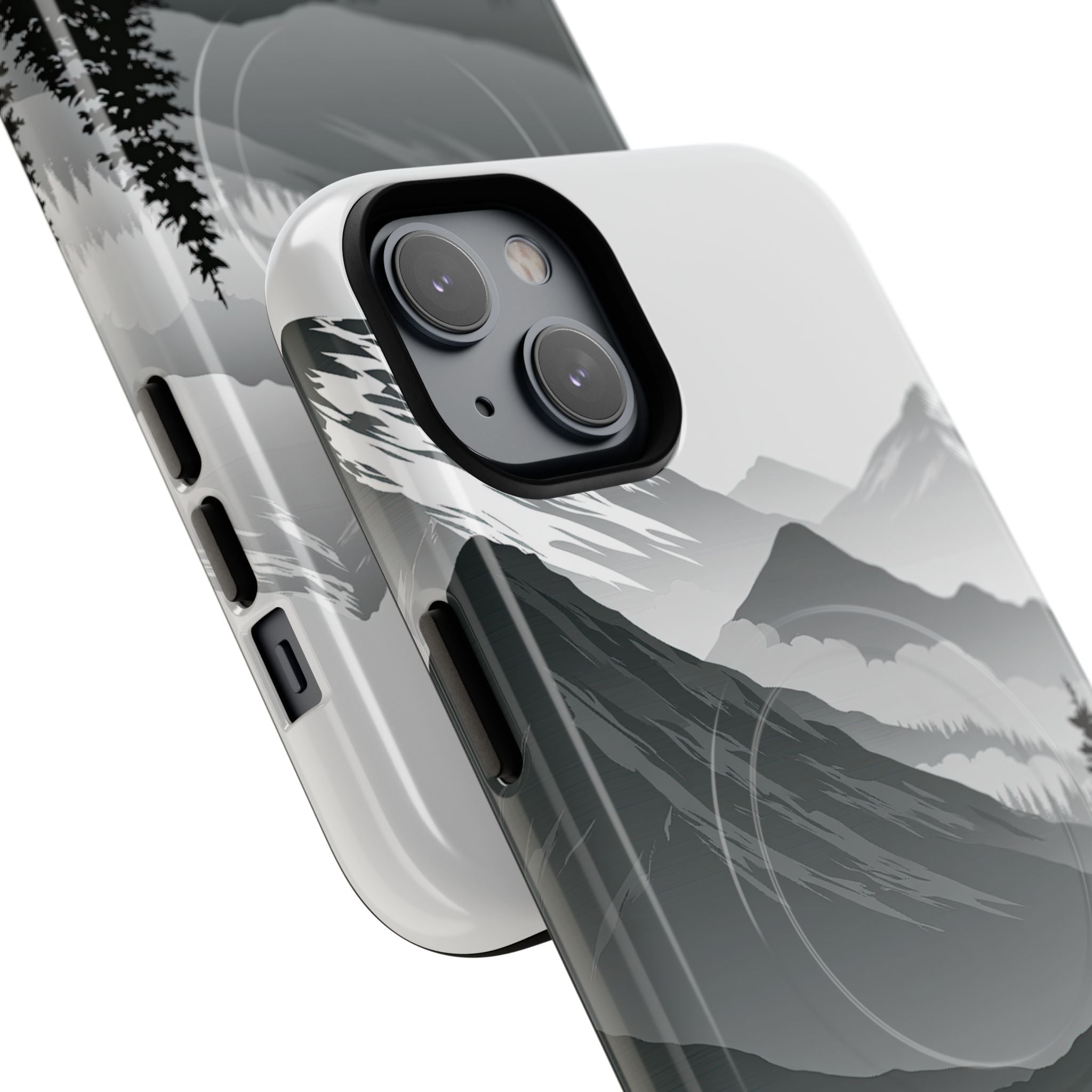 Grey Tough 2.0 Magsafe Phone Case for iPhone - Granite Ridge Mist