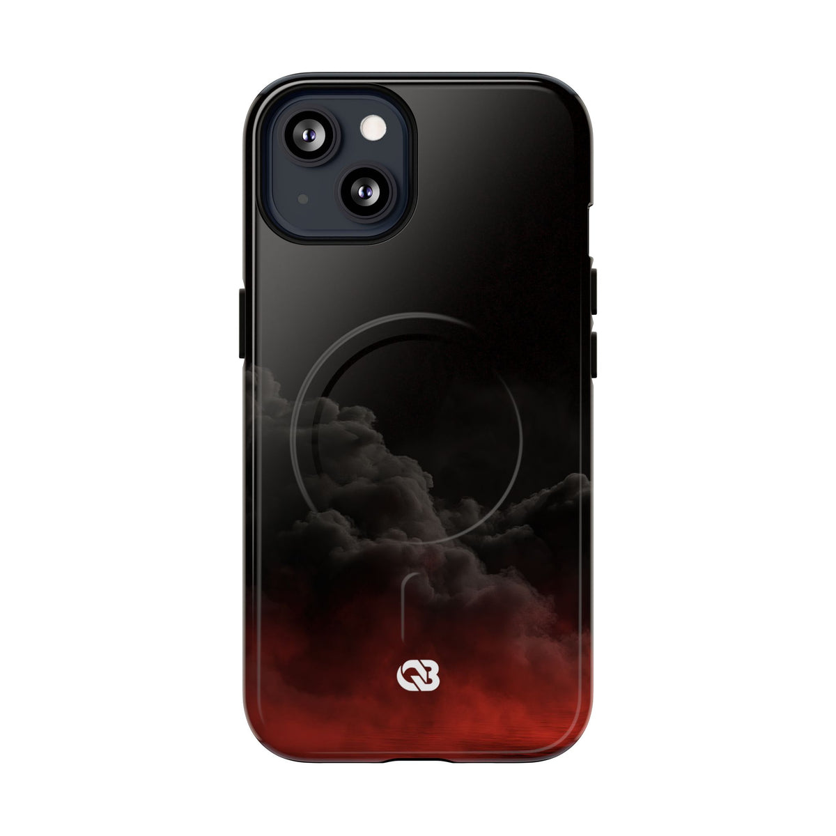 Crimson Fog Void · Tough 2.0 Magnetic Phone Case for iPhone · Black