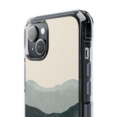 Green Impact MagSafe Phone Case for iPhone - Misty Sage Valley