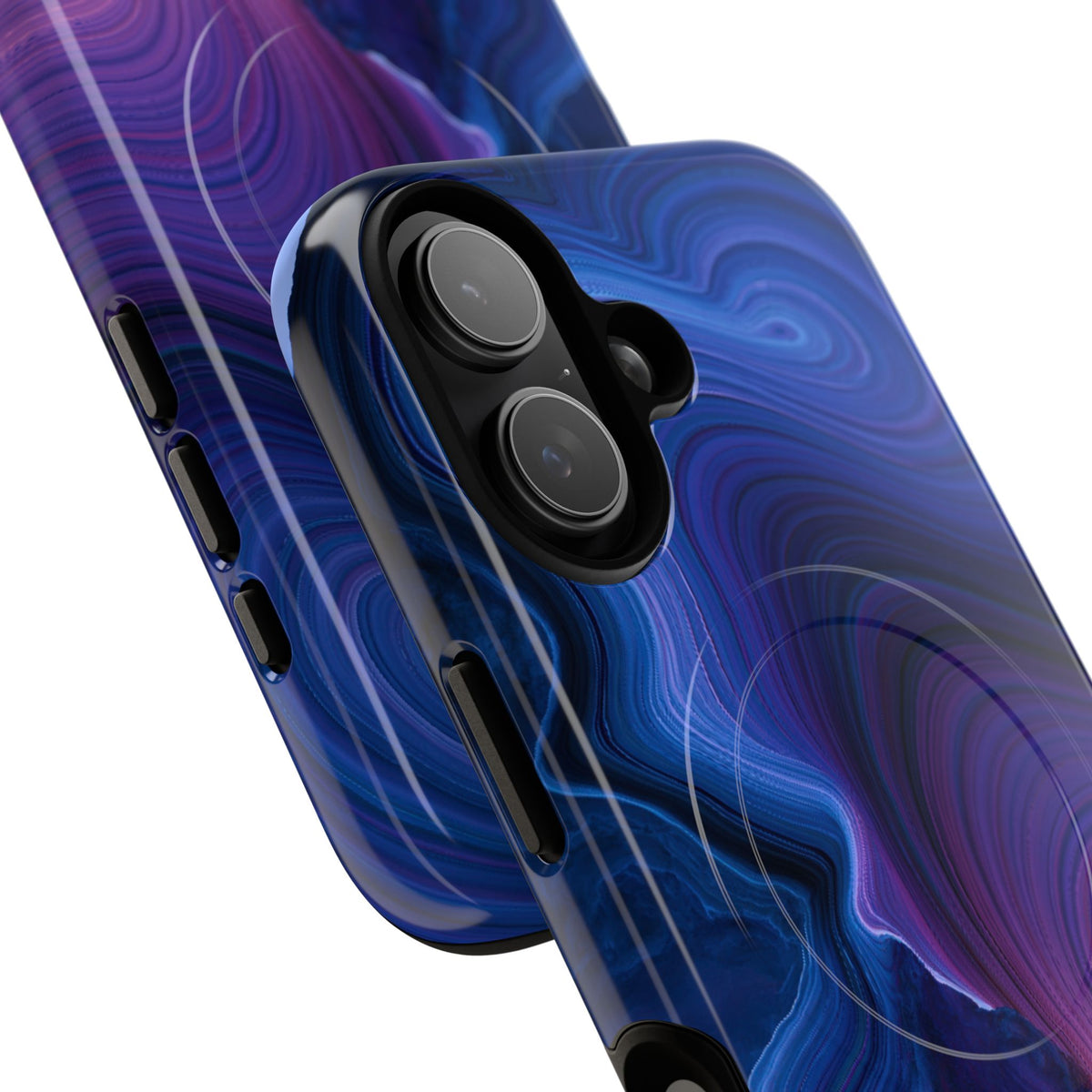 Radiant Strata · Tough 2.0 Magnetic Phone Case for iPhone · Blue