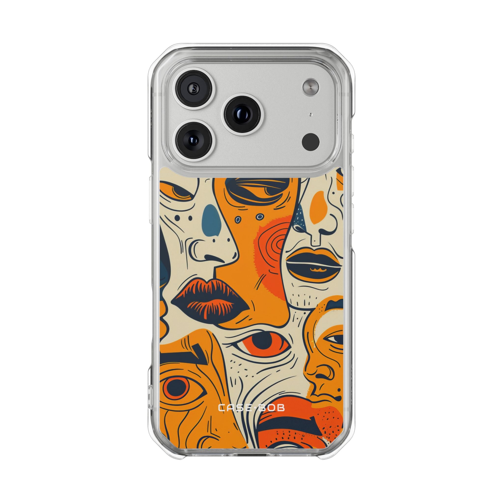 Tangerine Faces iPhone 17 Pro hoesje - Impact